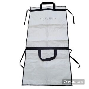 Alice + Olivia Garment Bag Stacey Bendet  46 x 23 in  Black White